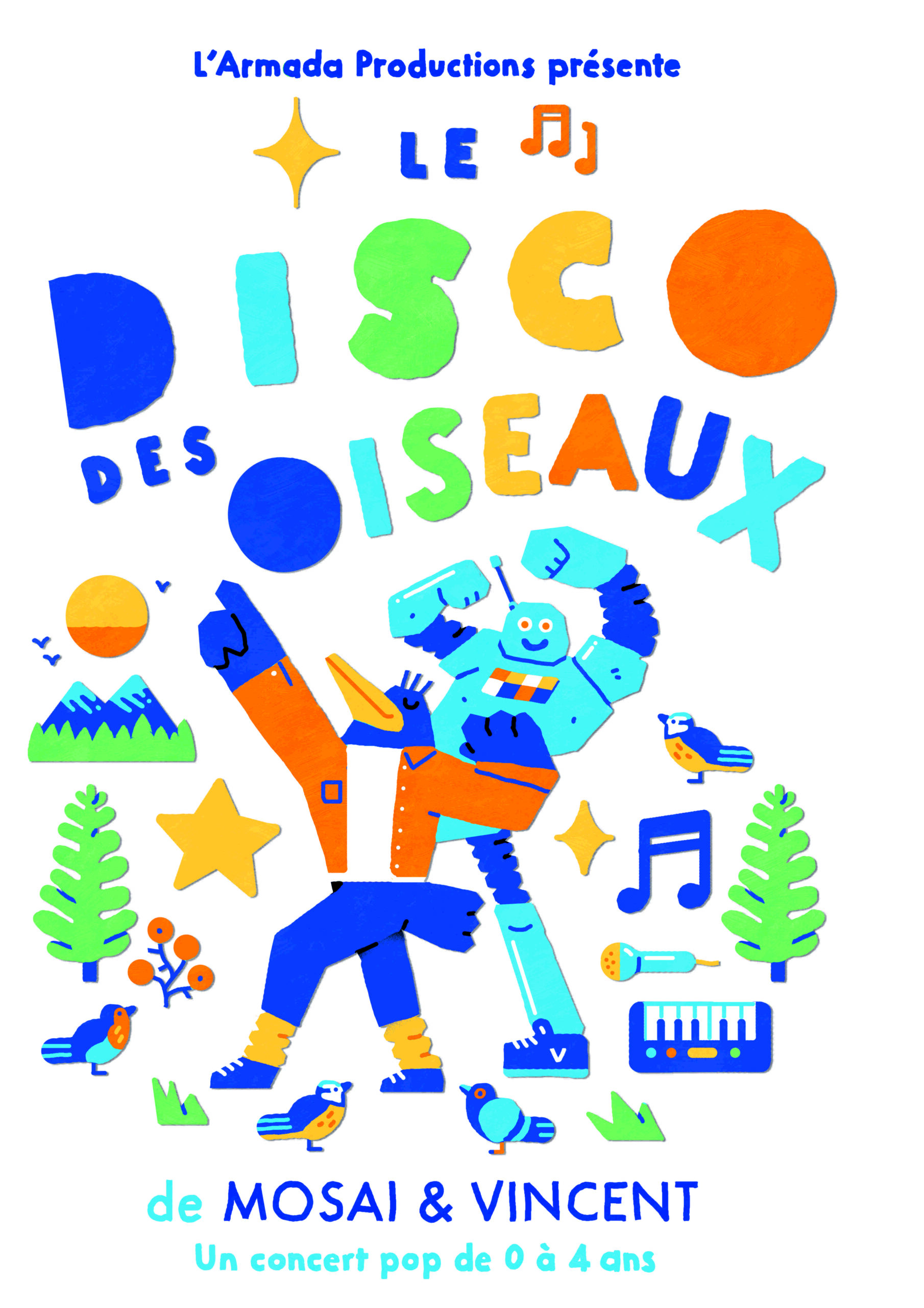 Le disco des oiseaux de Mosai et Vincent