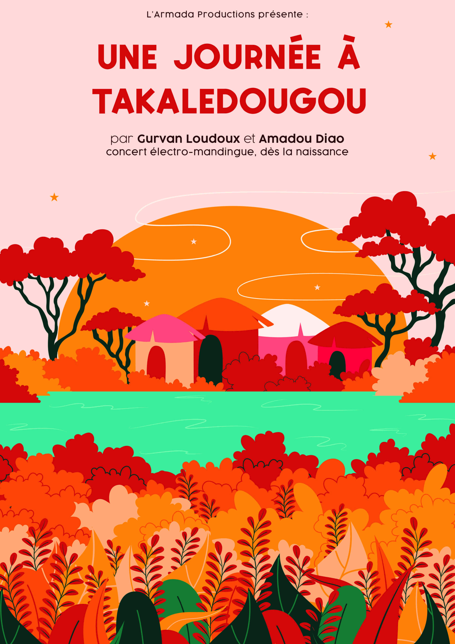 Une journée à Takaledougou